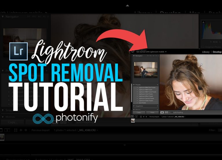 Lightroom Video Tutorial How to use the Spot Removal Tool