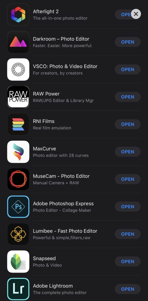 Best iPhone Photo Editing Apps